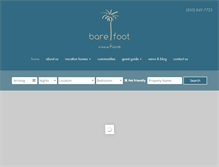 Tablet Screenshot of barefoot-30a.com